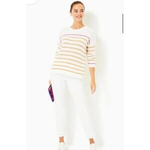 Pristine Lilly Pulitzer Kyren Striped Sweater sz L